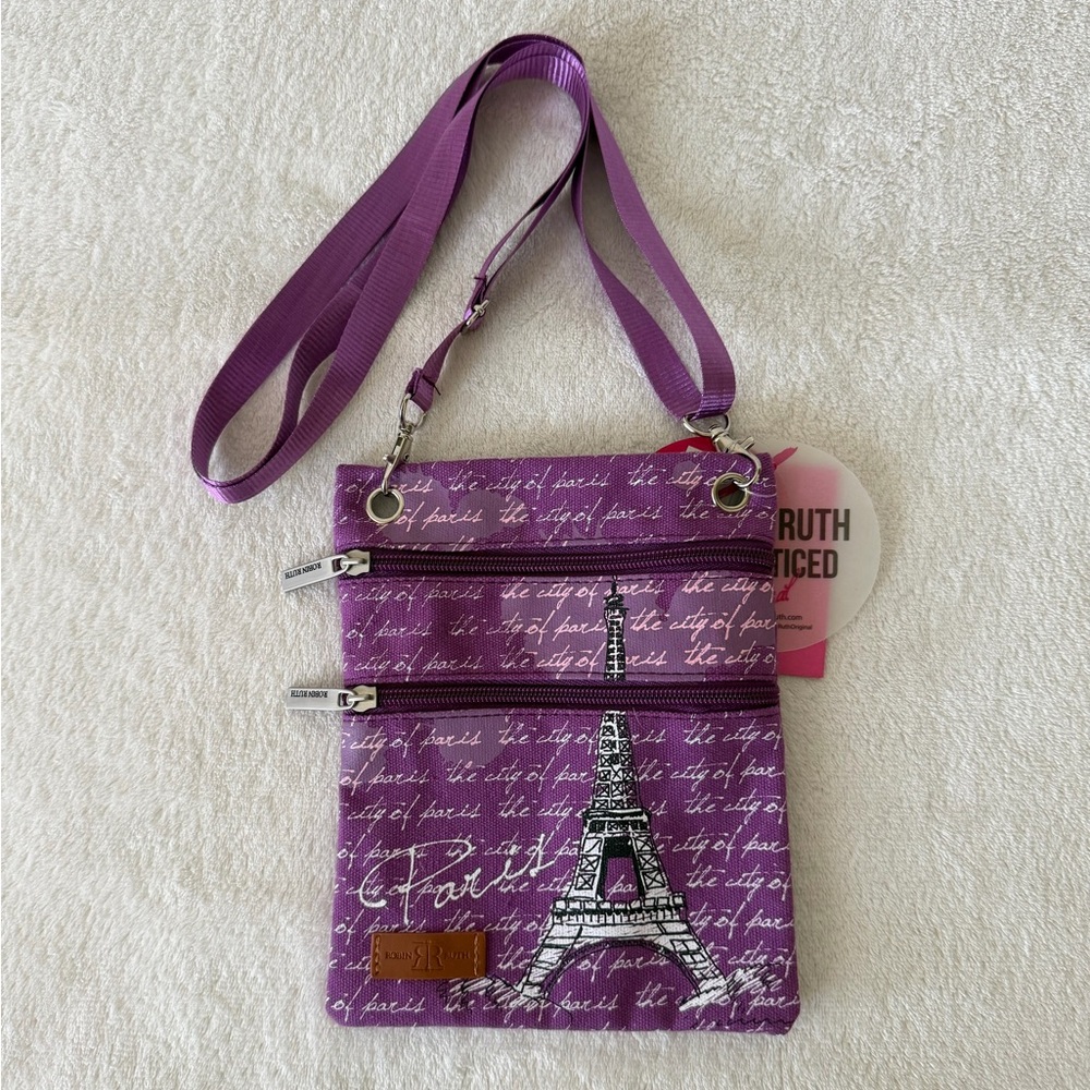 NWT Robin Ruth Paris Crossbody (purple)